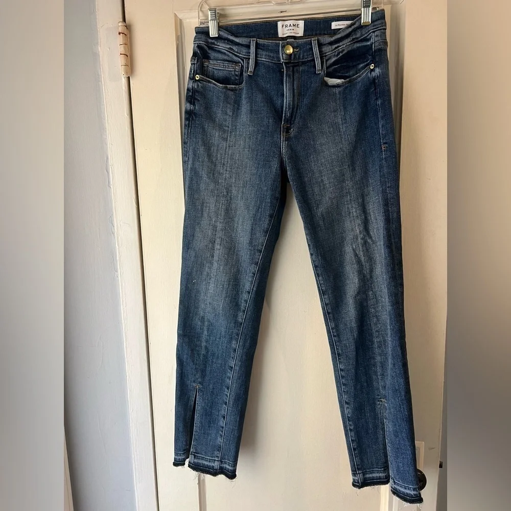 Frame Denim Le Nouveau Split Hem Jeans 28